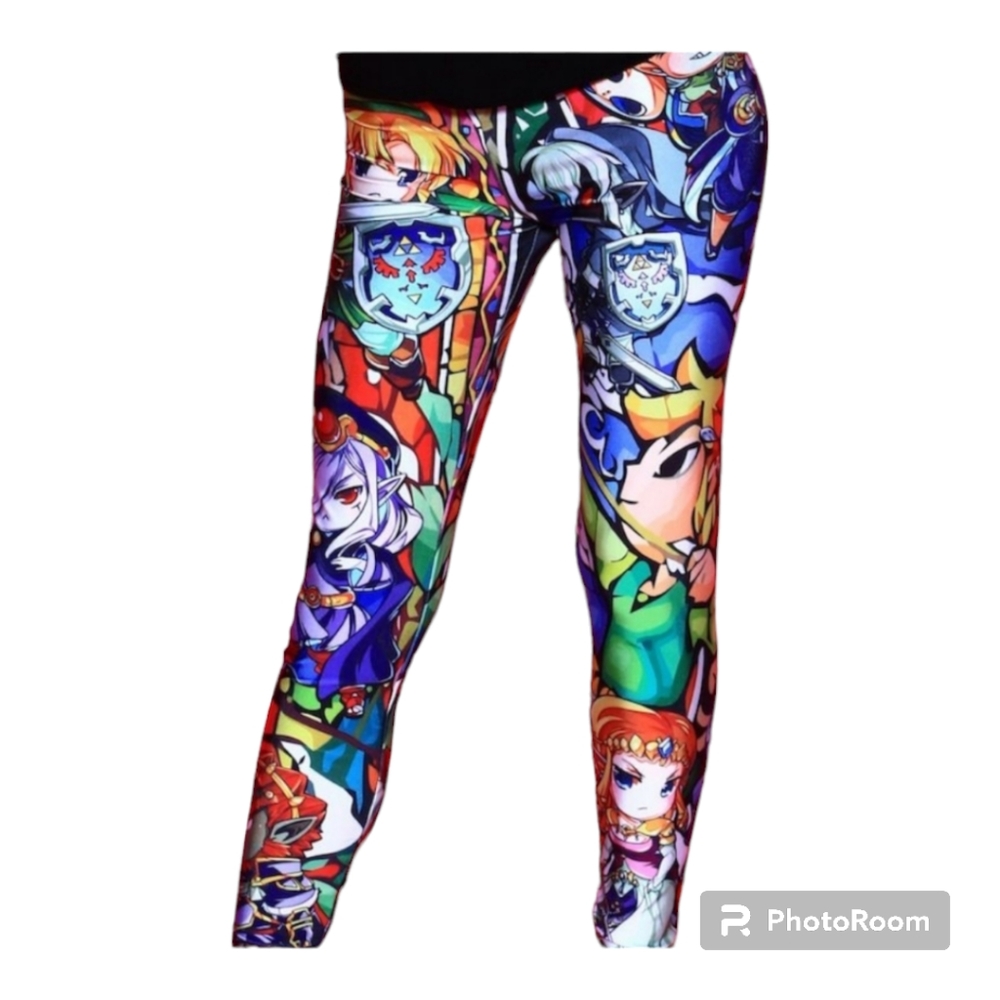 Limited Gamer Legend of Zelda Leggings Medium